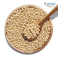 이슬처럼 국산 백태 1kg 메주콩 노란콩 ( 2025년산 ) 국내산, 1개