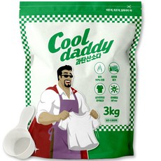 쿨대디 국내산 과탄산소다 얼룩제거 탈취 대용량 세제 국내제조 산소계표백제, 1개, 3kg