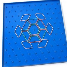 양면 지오보드 도형만들기