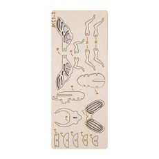 3D立體木質動物系列拼圖 兒童益智早教DIY拼裝玩具, 任意款式來圖定製, 1個