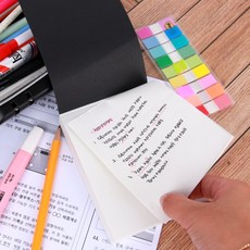 메모패드 점착없는 떡메모지 간단메모지 오피스노트 블랙메모지