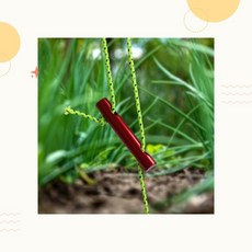 막대형 캠핑용품 알루미늄 부속 로프 매듭 조절 스토퍼 텐트 고정, 1개, 상세페이지 참조