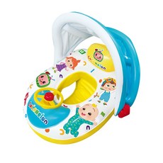 코코멜론 파라솔 쿠션보행기(22) 물놀이 유아 튜브, 1개