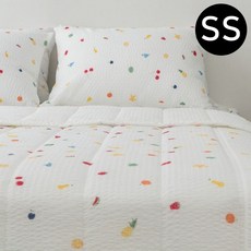 파인애플 간절기 이불 베개커버 슈퍼싱글SS 화이트 nys+570xb