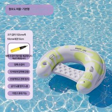 공기주입식 성인 물놀이 튜브 해먹 스타일 비치 라운지 의자 수영장 바다 휴가용 수영용품, 1개, 포도주 큰 부력 이중 손잡이