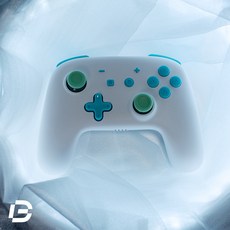 【Bteam】Tizona 躍動版 遊戲手把 - Switch/PC/iOS 適用，自動連發，喚醒 Pro，電腦可用 [限時特價], 動森白