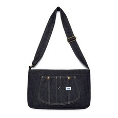 LEE 데님 방패 포켓 크로스백 인디고 다크 358442