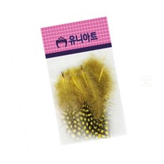 끄니스토어 점박이 깃털 노랑 드림캐쳐만들기 미술재료