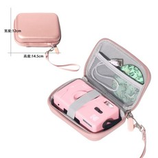 코닥 미니샷 레트로 Kodak 파우치 하드 3 감성 3 케이스 Mini Shot 휴대용, G. EVA 하드 쉘 백 블러쉬 골드 14.5