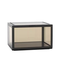 피규어 상자 진열장 파충류 유리장 26X21.5X16, 1개, 26X21.5X16 아보카도 그린  티 브라운