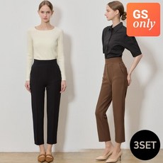 GS 3SET르오트LeOT 톡톡한소재 하게 편안하고 날씬한핏 슬림팬츠 3종세트-사이즈 55~88다양 1137799