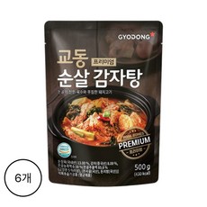 [교동식품] 프리미엄 순살 감자탕 500g x 6팩 (실온), 6개
