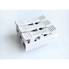 국산 단자대 전원 전선 연결 전기 단자 조명 원터치 커넥터 3P 콘넥터, 3P 단자대, 1개