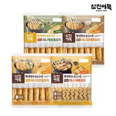 [삼진어묵] 미니 땡초봉+잡채봉+치즈봉+어묵꼬치, 1개, 1.29kg