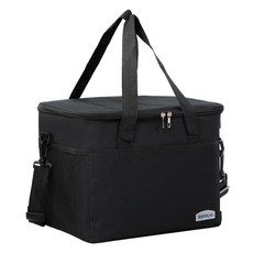 브리빌라스 하우즈룸 소프트 보온 보냉 쿨러백, 블랙, 22L