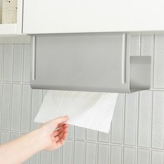 [빅사이즈] 모벵스턴 무타공 마그넷 키친타올 걸이 (코스트코 호환), 그레이, 1개