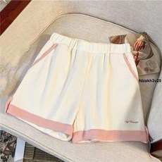 短袖短褲兩件套 兩件套裝撞色華夫格POLO領短袖運動套裝女夏季甜美學院風寬松短褲