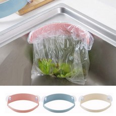싱크대비닐걸이 음식물쓰레기거치대 싱크대 코너 비닐걸이