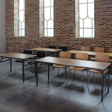 스트롱 접이식책상 1800x400 접이식테이블 접이식탁자 접이식식탁 학원책상 학생책상 사무용책상 절탁자, 1800x400 아카시아