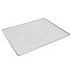 캠핑몽 일회용석쇠 태망 고기불판 바베큐그릴 고기석쇠 고기망 바베큐불판 대형 철망 사각 원형, 1개