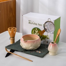 日式陶瓷抹茶茶具套裝，含抹茶碗與攪拌工具, 1個, 茶筅（百本立）,其他