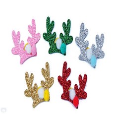 루온이 루돌프 자동 핀 초소형애견머리핀