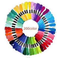 20010050 앵커 유사한 DMC 크로스 스티치 코튼 자수 스레드 치실 바느질 Skeins Craft Hogard, 50 Random colors