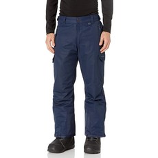 SkiGear 남성용 단열 카고 포켓 스노우 팬츠 Blue Night.