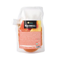 달콤퐁당 복숭아 베이스 1kg 카페 과일 농축액 청 홈카페 시럽 원액 과즙 주스, 1개