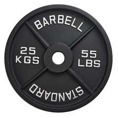 홈짐 헬스 중량 탄소강원판 50mm바벨원판 1.25-25KG, 블랙, 1개, 25kg