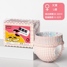 HiPiPet 寵物紙尿褲 L碼 男寶 適用腰圍43-58.5cm, 1個, 紅格女寶L（建議15—32斤）, L