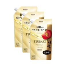 츠바키 프리미엄 볼륨 리페어 샴푸 리필 600ml 3개
