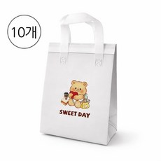 mineeo 일회용 은박 소형 피크닉 화이트 보냉백 10매입, 10개, 흰색 10개, 흰색