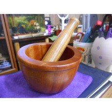 木製研缽杵, 花梨, 1個