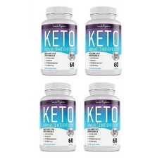 Simple Organics Keto Weight Loss 케토 보충제 1000mg 4병