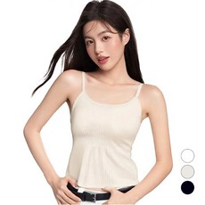 Veimia 베이미아 끈나시 여성 런닝 속옷 슬림핏 브라탑나시 내의상의 1p/2p