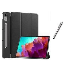 레노버 샤오신 패드 프로 12.7 P12 QHD 호환 스마트 커버 케이스 Xiaoxin Pro Pad 케이스나라, 블랙