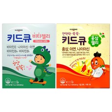 일동제약 키드큐 비타젤리 40포 + 홍삼젤리 40포 어린이 종합영양제, 600g, 1개
