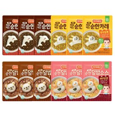 아이배냇 순한덮밥소스 짜장3개+카레3개+소불고기3개+새우달걀3개, 덮밥소스(짜장3개+카레3개+소불고기3개+새우달걀3개)