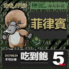 菲律賓 網路吃到飽 上網卡/旅遊卡, 菲律賓5天