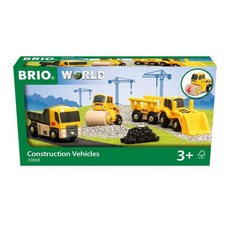 BRIO WORLD 3 ~ 33658 (브리오 월드) 공사 차량 세트 대상 연령 세 (전철 장난감, 1개