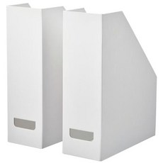 이케아 TJENA 데스크 책상 서류철 서류정리 파일꽂이, 화이트, 4개