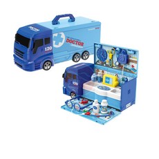 醫生玩具 豪華醫具房車 兒童扮家家酒 仿真玩具, 1個