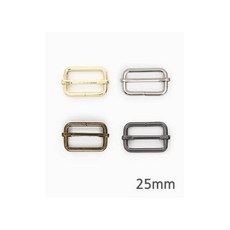 퀼트스타 베이직 길이조절 고리 25mm_4컬러, 골드, 4개