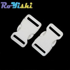 파라코드 팔찌백백용 개팩 플라스틱 윤곽 측면 릴리스, 1개, 8. White