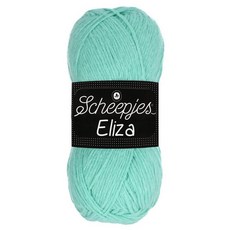 Scheepjes Eliza Yarn 100 g (3.5 oz) – Shade 201 Bouncy Ball Green/Yellow Polyester US 8 (5 mm), 217 Peppermint