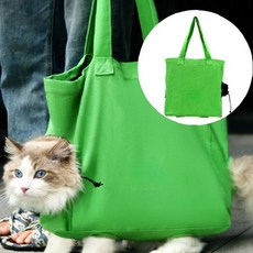 반려묘 가방 애완동물 산책용 외출 숄더백 이동 휴대용 캐리어, 1개, 상세페이지 참조