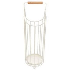 鄉村風廚房系列附把手雨傘架, 象牙白, 1個