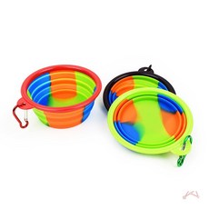 휴대용 실리콘 강아지 간식그릇 접이식roo2+8PYN