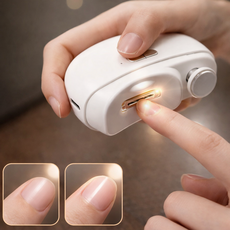 이지컷 안전 손톱 트리머, 3개, 화이트